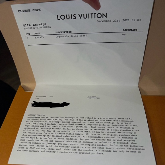 LOUIS VUITTON SCARF - Picture 9 of 16